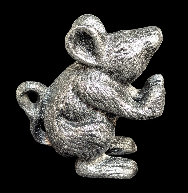 Rustic Silver Cast Iron Mouse Book Ends-Decor-Hampton Nautical-PaxtonGate