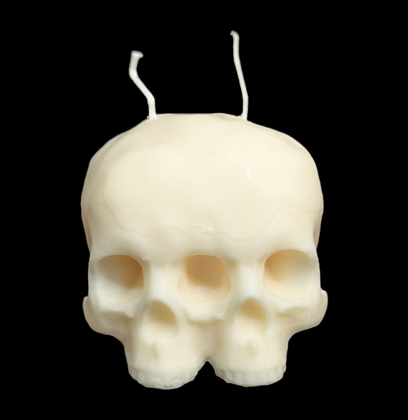 Conjoined Twin Skull Candle-Candles-Susan Schomigs Creations-PaxtonGate