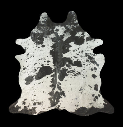 Black and White spotty Brazilian Cowhide-Taxidermy-Chesterfield-PaxtonGate