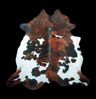 Tri Color Exotic Brindle Brazilian Cowhide-Taxidermy-Chesterfield-PaxtonGate