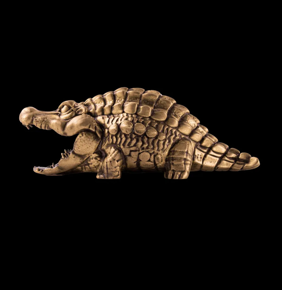 Brass Crocodile Pencil Sharpener For Sale | Paxton Gate