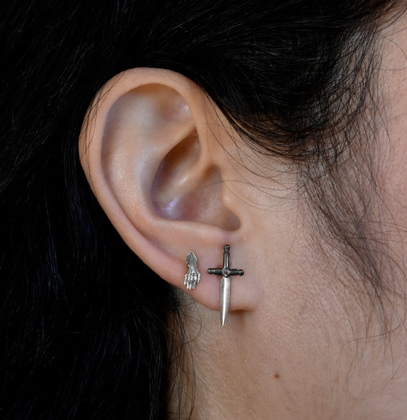 Dagger Stud Earrings-Earrings-Morgaine Faye-PaxtonGate