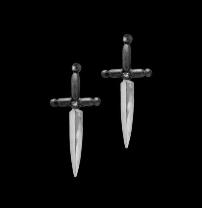 Dagger Stud Earrings-Earrings-Morgaine Faye-PaxtonGate