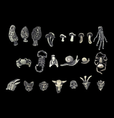 Mix and Match Sterling Silver Studs-Earrings-THEETH-PaxtonGate