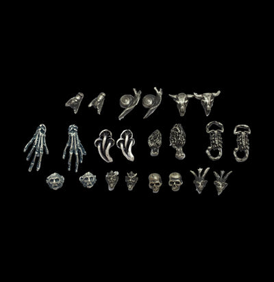 Mix and Match Sterling Silver Studs-Earrings-THEETH-PaxtonGate