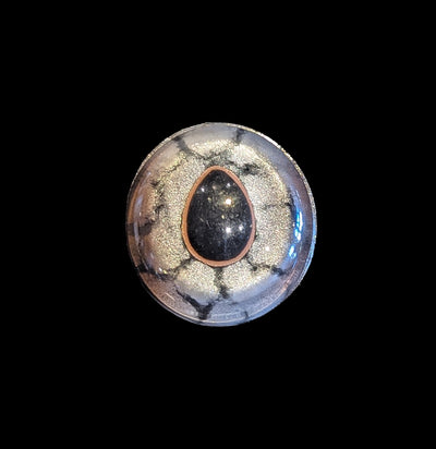 Glass Taxidermy Silver Fish Eye-Taxidermy Supplies-McKenzie Taxidermy Supply-PaxtonGate