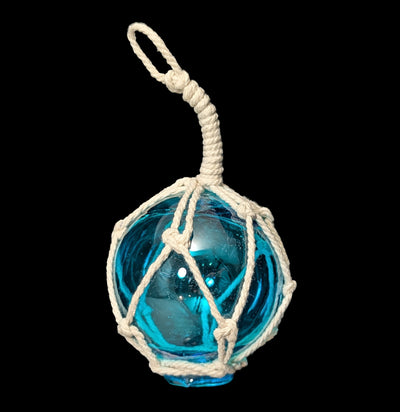 Light Blue Japanese Glass Ball Fishing Float-Decor-Hampton Nautical-PaxtonGate