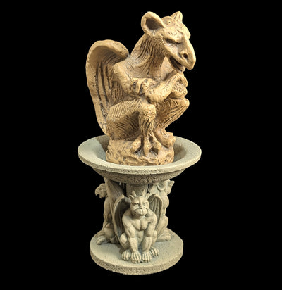 Small Three Gargoyle Urn-statuary-Orlandi-PaxtonGate