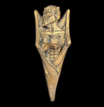 Indoor Vampire Candleholder Gargoyle-statuary-Orlandi-PaxtonGate