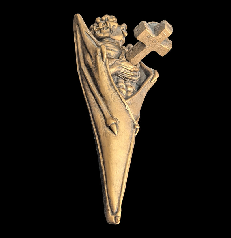 Indoor Vampire Candleholder Gargoyle-statuary-Orlandi-PaxtonGate