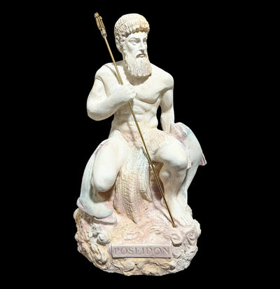 Alabaster Poseidon Statue-statuary-2 Greeks Inc.-PaxtonGate
