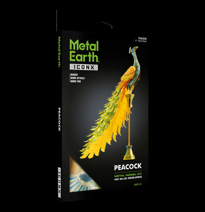 Metal Peacock 3D Model-Kids-Metal Earth-PaxtonGate