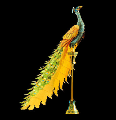 Metal Peacock 3D Model-Kids-Metal Earth-PaxtonGate