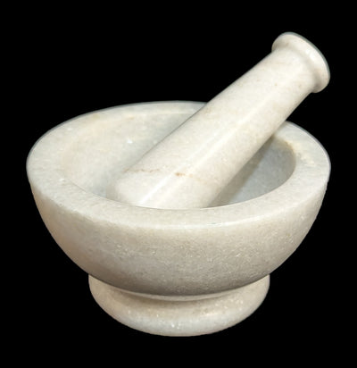 White Mortar and Pestle-Kitchen-Benjamin International-PaxtonGate
