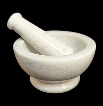 White Mortar and Pestle-Kitchen-Benjamin International-PaxtonGate