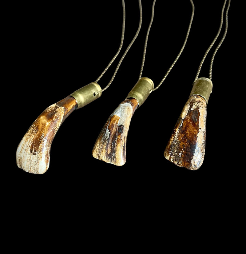 Buffalo Tooth Necklace-Necklaces-Astali-PaxtonGate