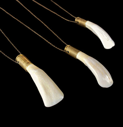 Buffalo Tooth Necklace-Necklaces-Astali-PaxtonGate