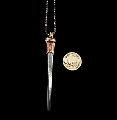 Coffin Nail Necklace-Necklaces-Merging Metals-PaxtonGate
