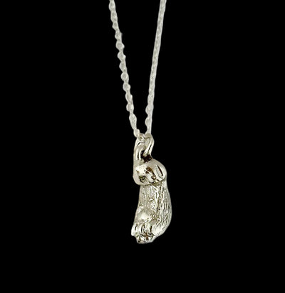 Lucky Rabbit's Foot Pendant Necklace-Necklaces-Lancaster Atelier-PaxtonGate