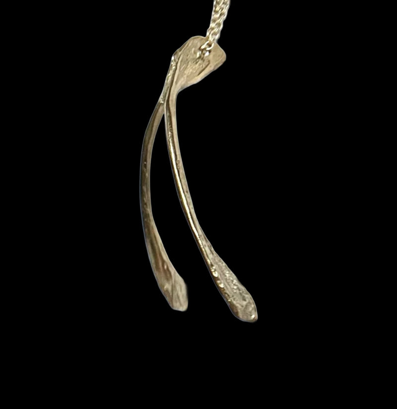 Wishbone Cast Necklace-Necklaces-Lancaster Atelier-PaxtonGate