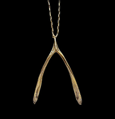 Wishbone Cast Necklace-Necklaces-Lancaster Atelier-PaxtonGate