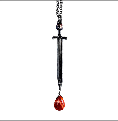 Double Edged Sword Necklace-Necklaces-Merging Metals-PaxtonGate