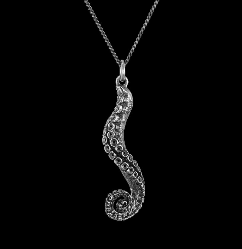 Tentacle Silver Necklace