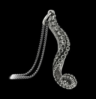 Tentacle Silver Necklace