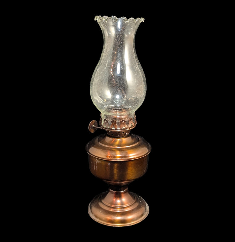 Antique Copper Table Oil Lamp-Decor-Hampton Nautical-PaxtonGate