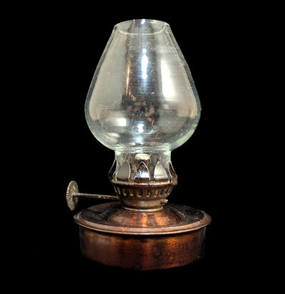 Antique Copper Table Oil Lamp-Decor-Hampton Nautical-PaxtonGate