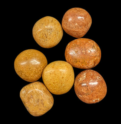 Tumbled Orange Jasper Stone-Minerals-Peru Minerals-PaxtonGate