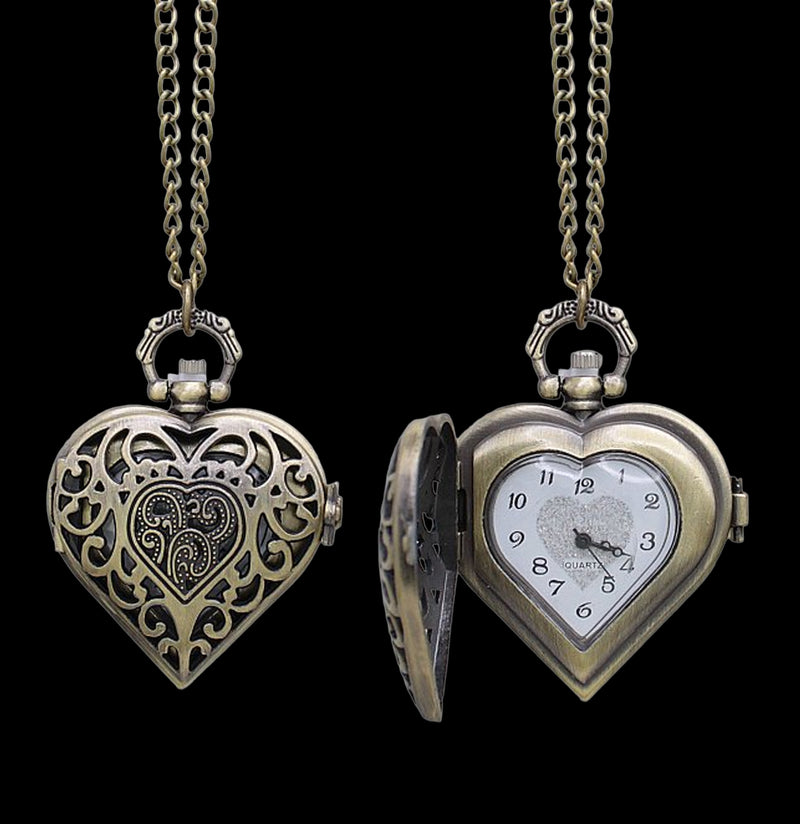 Treasured Heart Pocket Watch-Accessories-ZAD-PaxtonGate
