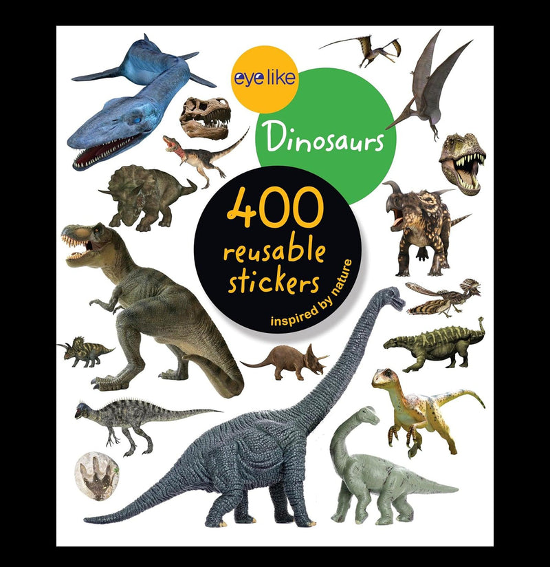 Eyelike Stickers: Dinosaurs Paperback Sticker Book-Stickers-Workman Publishing Co.-PaxtonGate