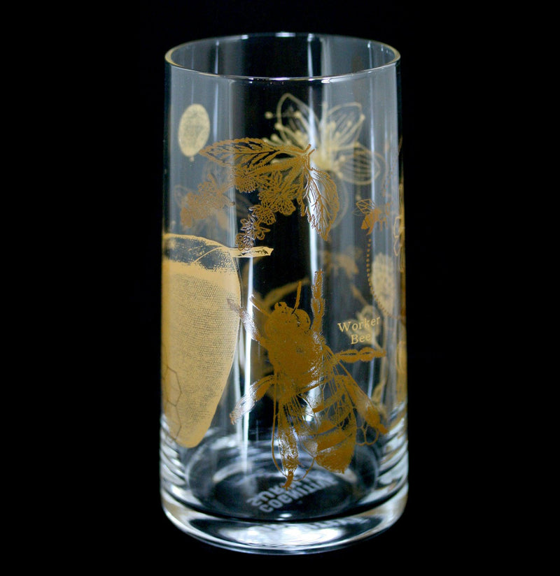Honey Bees Drinking Glass-Drinkware-Cognitive Surplus-PaxtonGate