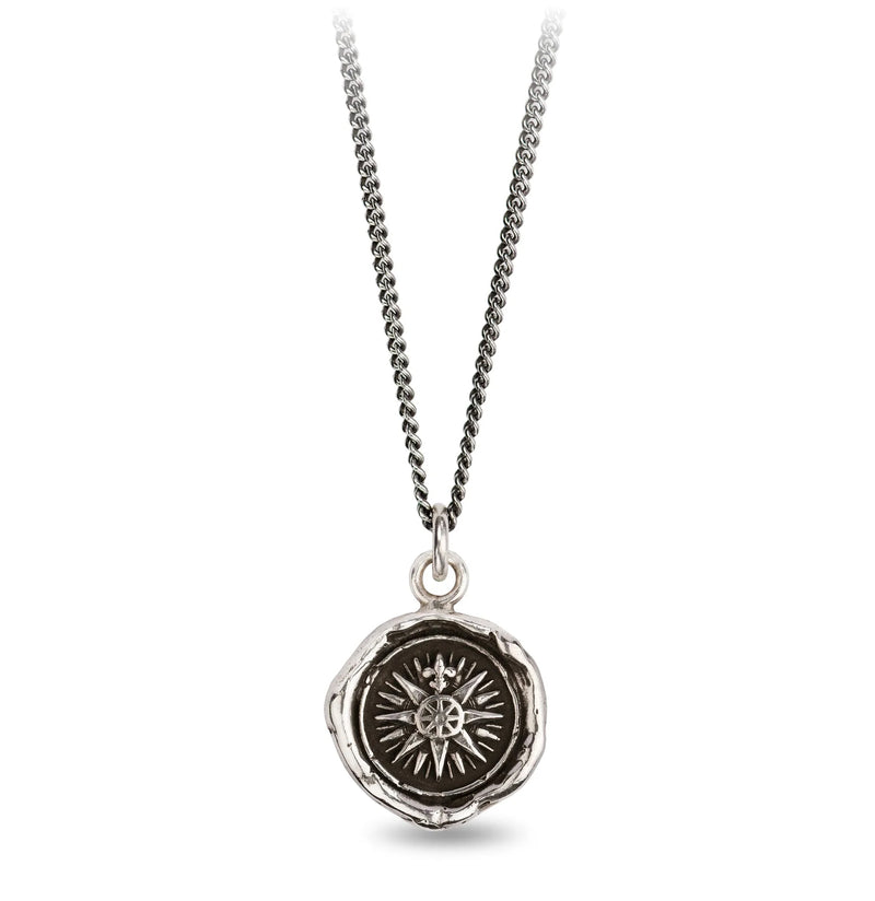 Direction Sterling Silver Necklace-Necklaces-Pyrrha-PaxtonGate