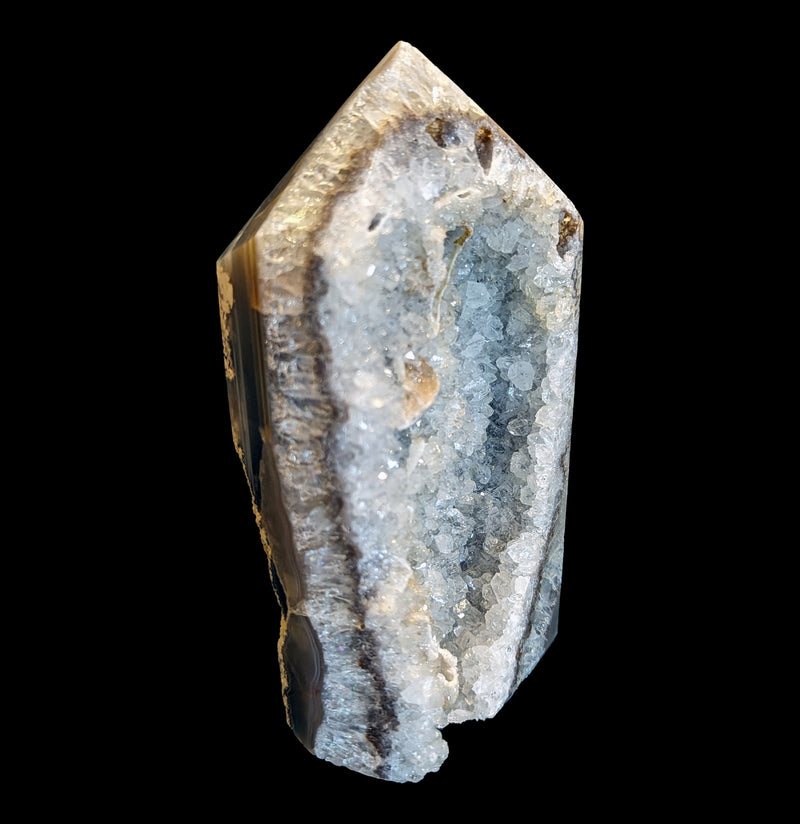Agate Geode Standing Point-Minerals-Driftstone Pueblo-PaxtonGate