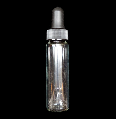 Clear Glass Vial with Dropper-Jars & Bottles-Specialty Bottle-PaxtonGate