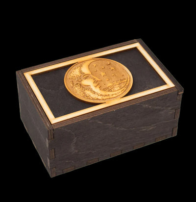 Woodcut Moon Stash Box-CaseBwlBox-Most Amazing-PaxtonGate