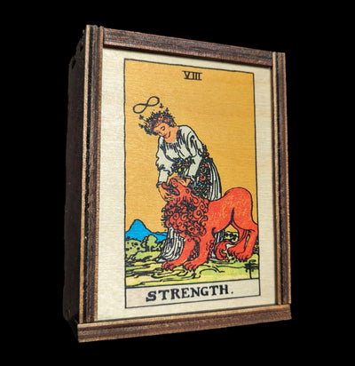 Strength Tarot Card Stash Box-CaseBwlBox-Most Amazing-PaxtonGate