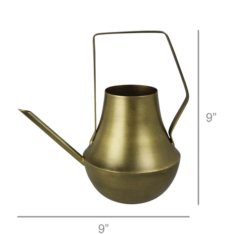 Avola Brass Watering Can-Handtools-Hom Art-PaxtonGate