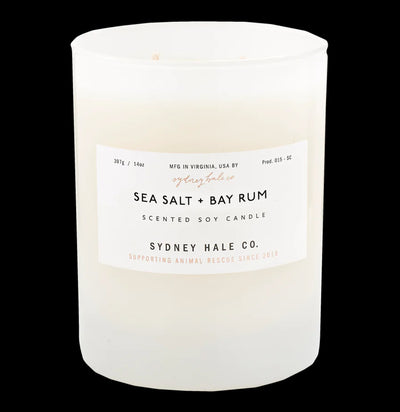 Sydney Hale Sea Salt and Bay Rum Candle-Candles-Sydney Hale Co.-PaxtonGate