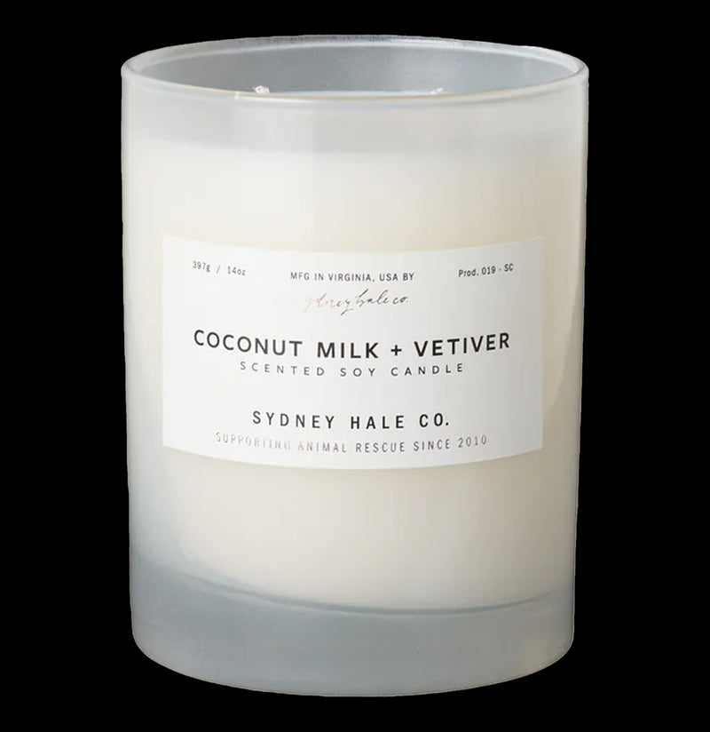 Sydney Hale Coconut Milk and Vetiver Candle-Candles-Sydney Hale Co.-PaxtonGate
