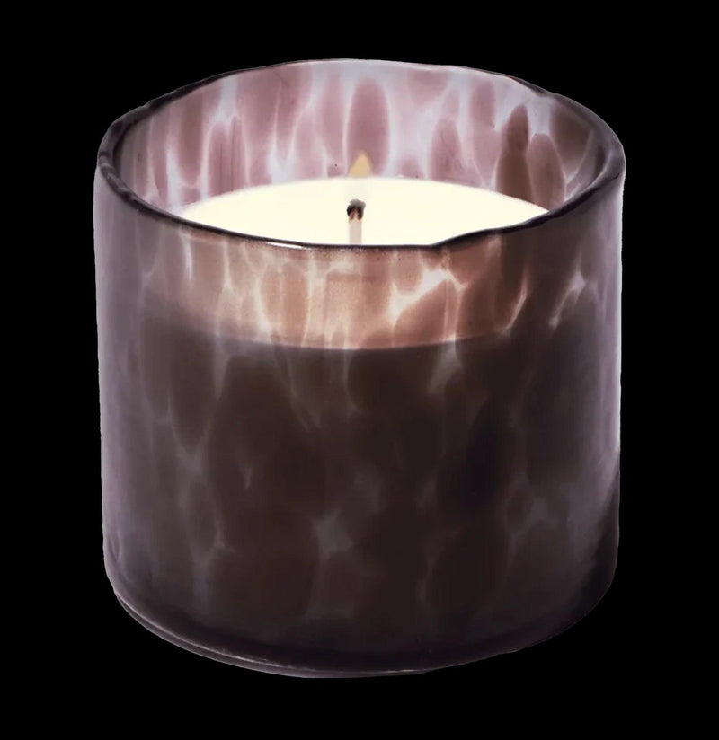 Luxe Hand Blown Bubble Glass Candle: Linen and Orris-Candles-Paddywax, LLC-PaxtonGate