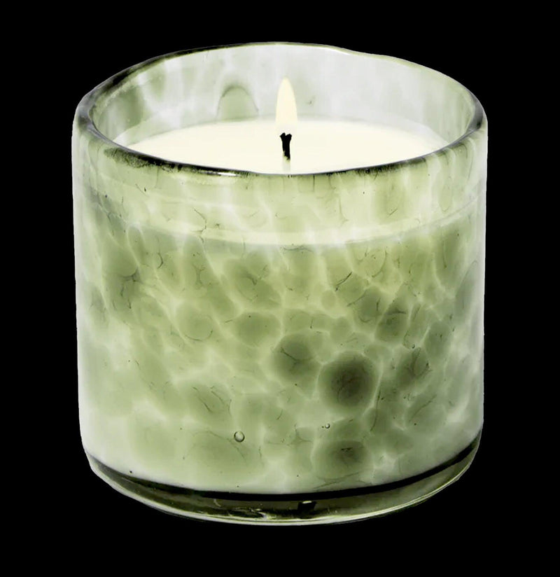 Luxe Hand Blown Bubble Glass Candle: Tobacco and Pine-Candles-Paddywax, LLC-PaxtonGate