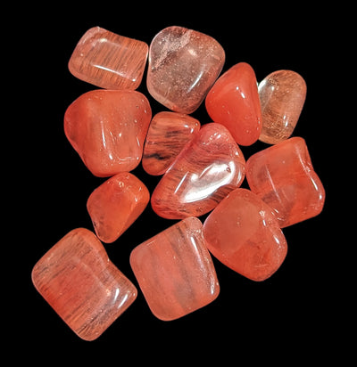 Tumbled Cherry Quartz Crystal-Minerals-Quasar Gems-PaxtonGate