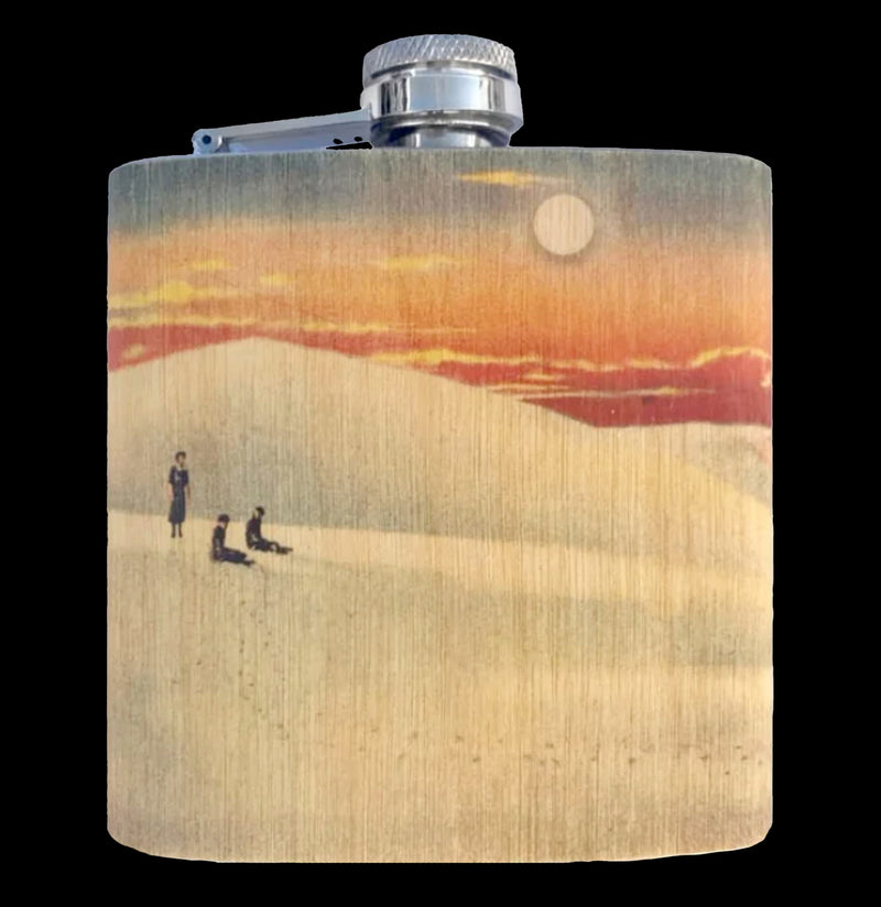 White Sands Wood Flask-Drinkware-Spitfire Girl-PaxtonGate