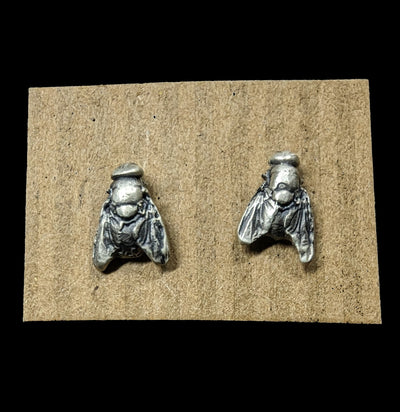 Sterling Silver Fly Studs-Earrings-THEETH-PaxtonGate