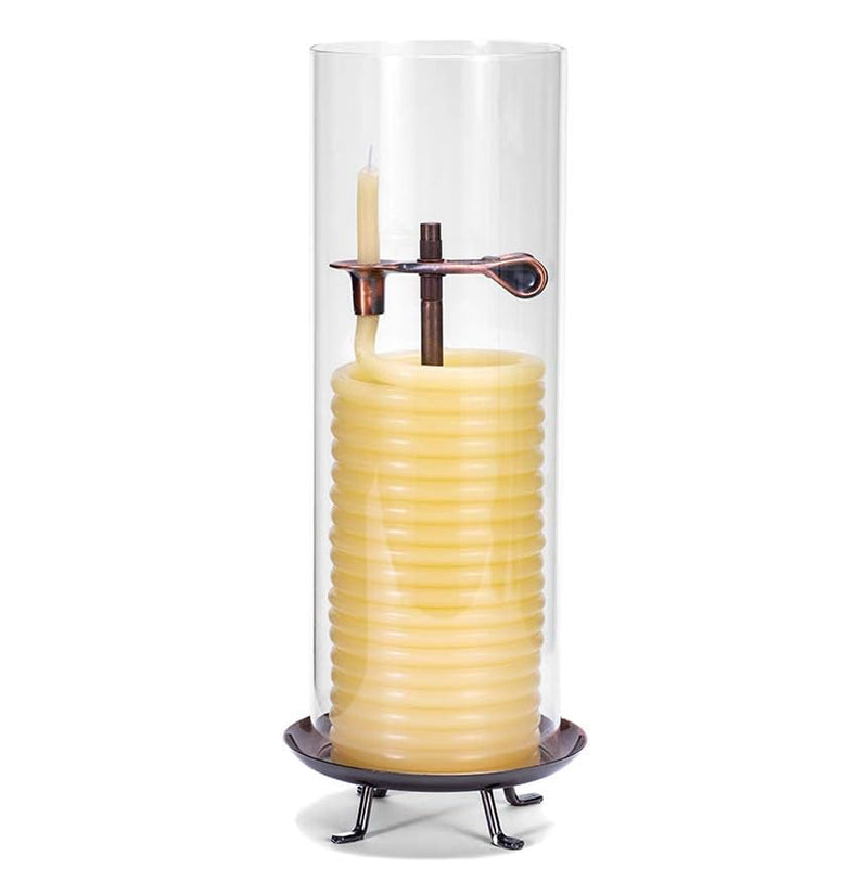 80-Hour Candle With Glass Cylinder-Candles-Candle by the Hour-PaxtonGate