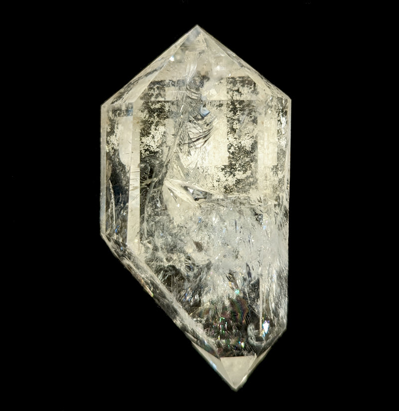 Faceted Golden Clear Quartz Crystal - Paxton Gate