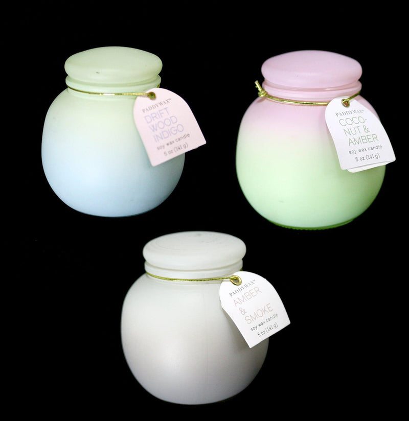 Ombre Glass Orb Candle with Lid-Candles-Paddywax, LLC-PaxtonGate